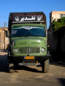 Stoped Benz truck - Haj Mehdi alley - Nishapur 1