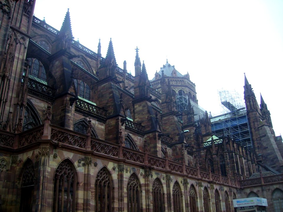 Straßburg Cathédrale Notre-Dame Strebepfeiler
