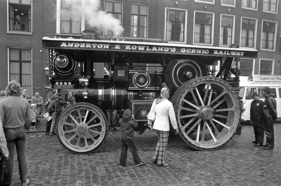 Stoomwalsen in Hoorn, de Lord Nelson, Bestanddeelnr 927-3066