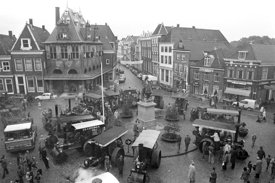 Stoomwalsen in Hoorn, overzicht, Bestanddeelnr 927-3065