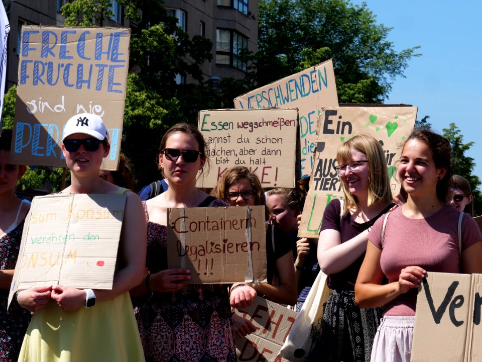 StopTheWaste FÖJ demonstration 100