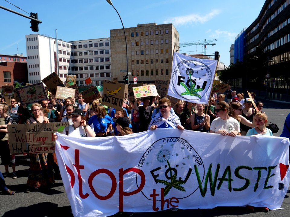 StopTheWaste FÖJ demonstration 37
