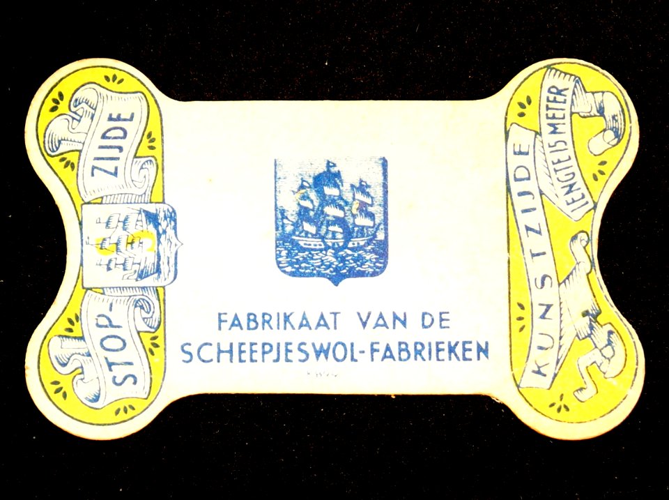 Stopzijde karton, Scheepjeswol fabrieken Veenendaal