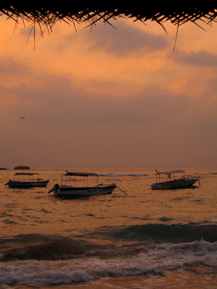 Calm coast water