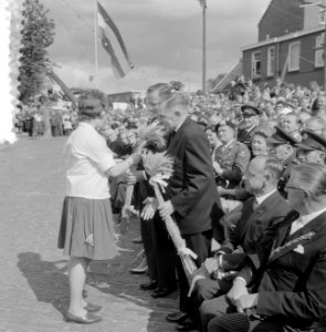 Stoppelhaene (roggeoogstfeest), bindwedstrijd, Bestanddeelnr 916-7906