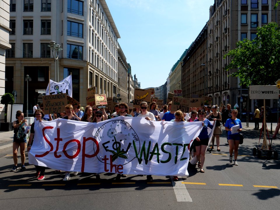 StopTheWaste FÖJ demonstration 23