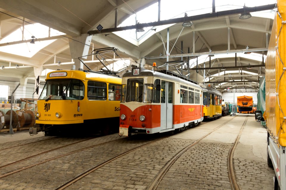 Straßenbahn Betriebsfahrzeuge Betriebshof Waltherstraße