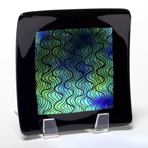 Black homedecor blue