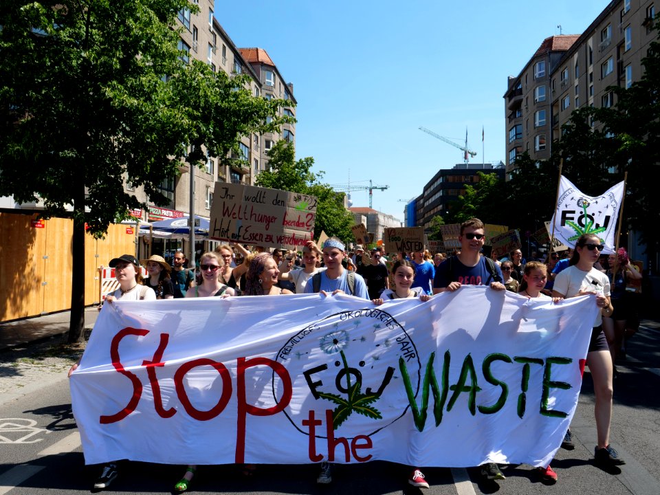 StopTheWaste FÖJ demonstration 38