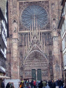 Straßburg Cathédrale Notre-Dame Front 4