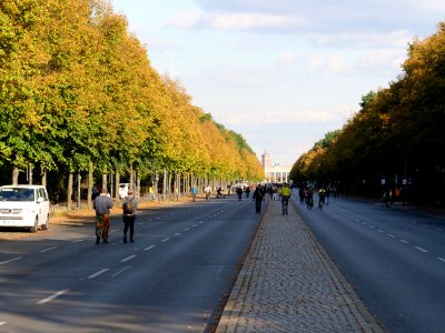 Straße des 17. Juni during Extinction Rebellion blockade of Großer Stern 08