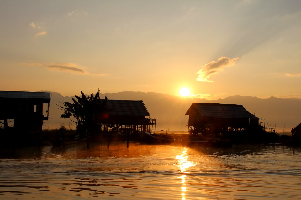 Sunrise at Inle Lake