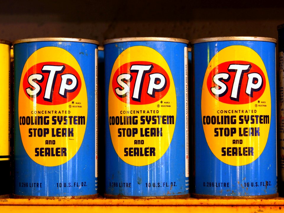 STP Cooling, Stop Leak and Sealer can