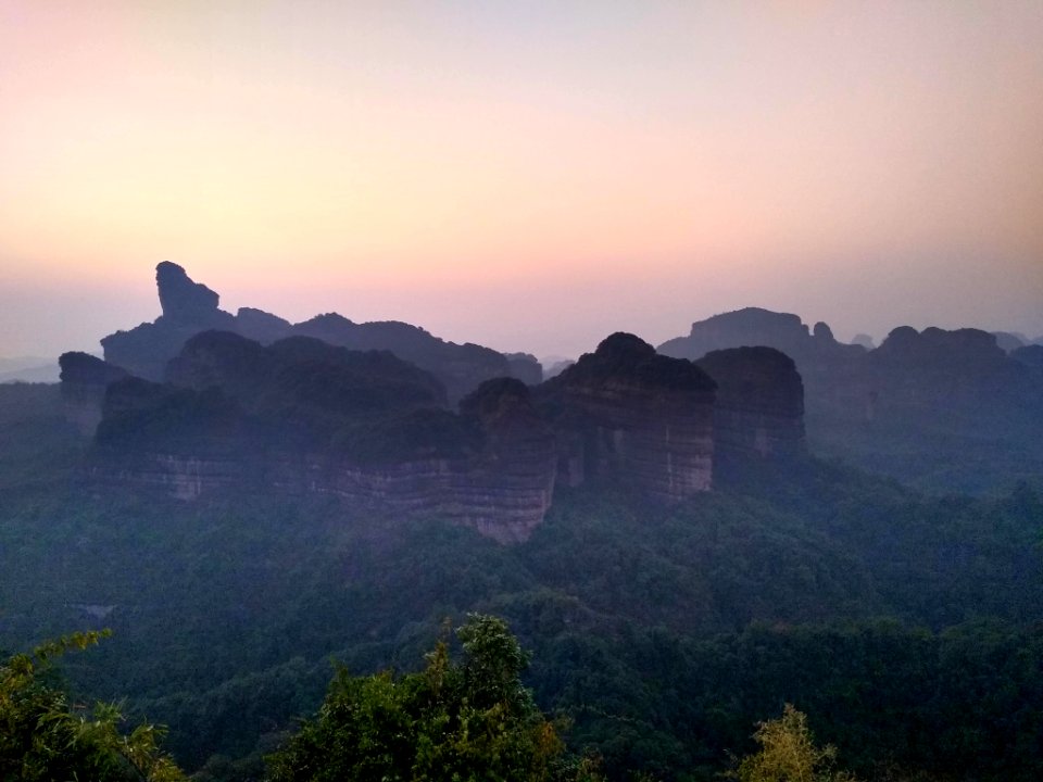 Sunrise from Shaoyin Pavilion 1