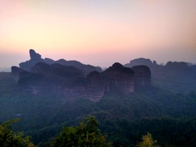 Sunrise from Shaoyin Pavilion 1