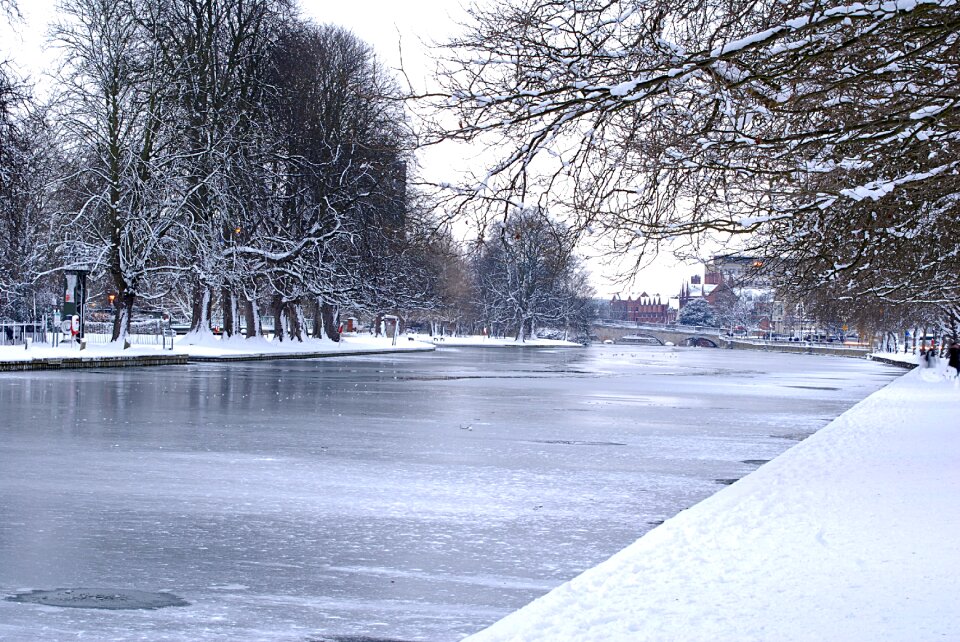 Scenic frozen outdoor