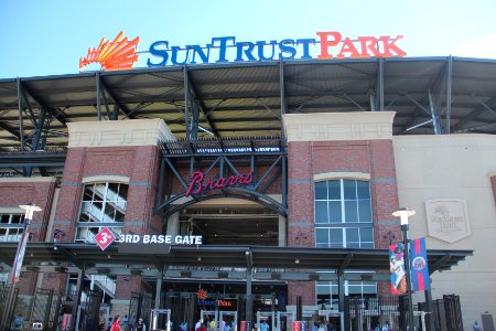 Suntrust Park 3B gate, May 2017