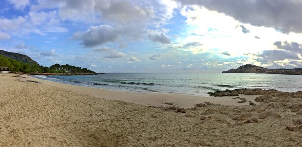 Beach water sea view