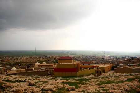 Sunset over a stormy alQosh 14