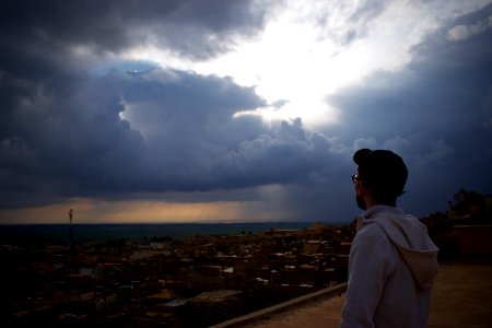 Sunset over a stormy alQosh 11