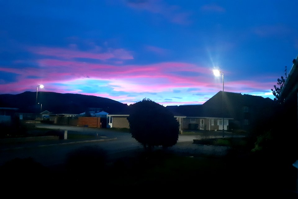 Sunrise over Plynlimon 