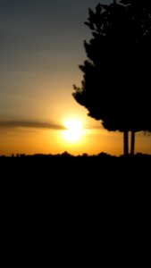 Sunset of outskirt of Nishapur - view from Maghrebi mausoleum 1