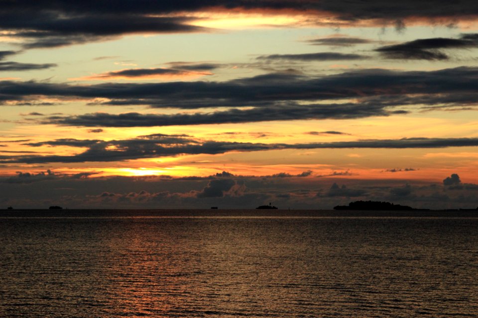 Sunset Nallikari Oulu 20150905