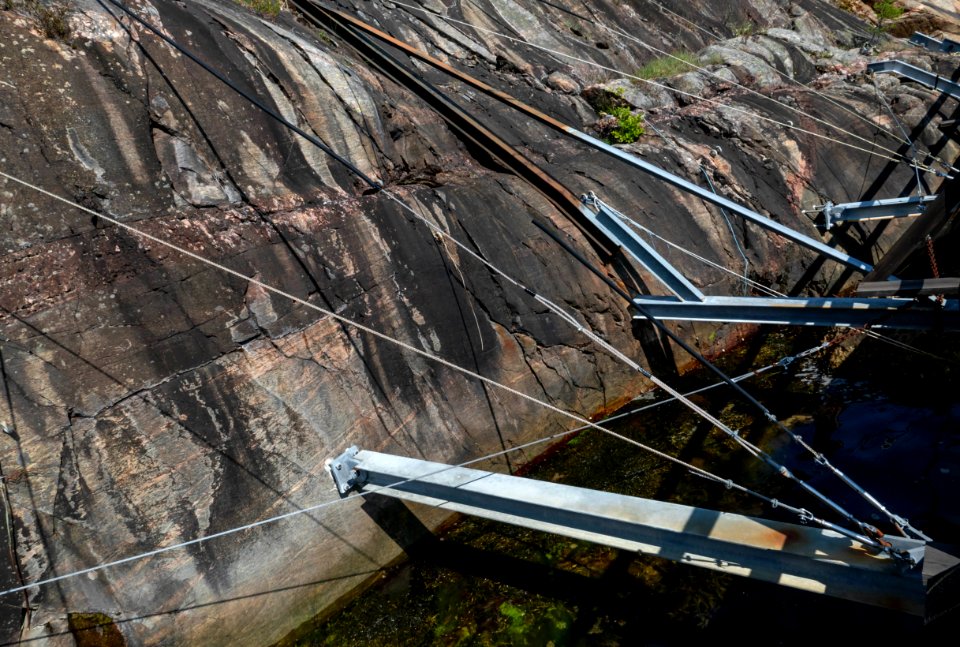 Supports for the north jetty in Sämstad harbor 2