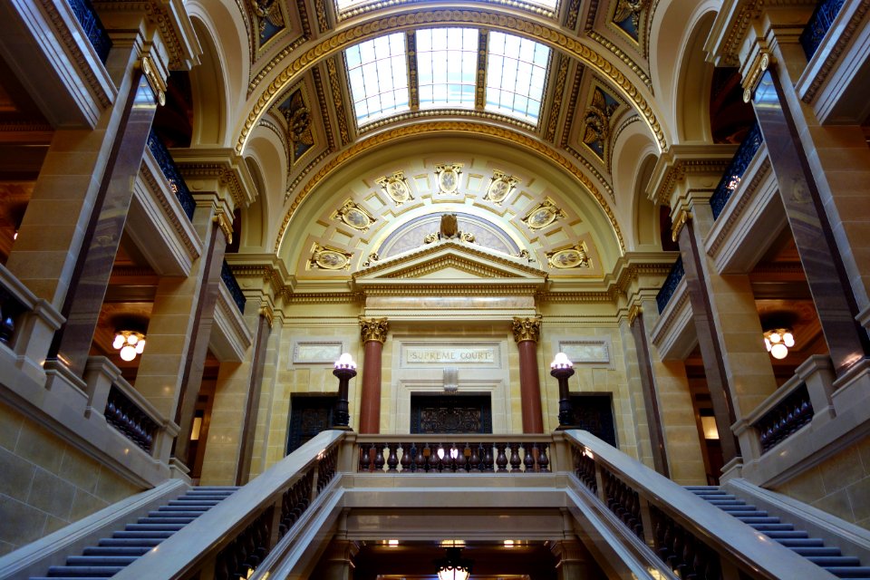 Supreme Court entrance - Wisconsin State Capitol - DSC03143