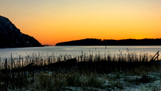 Sunset over Brofjorden at Loddebo 6
