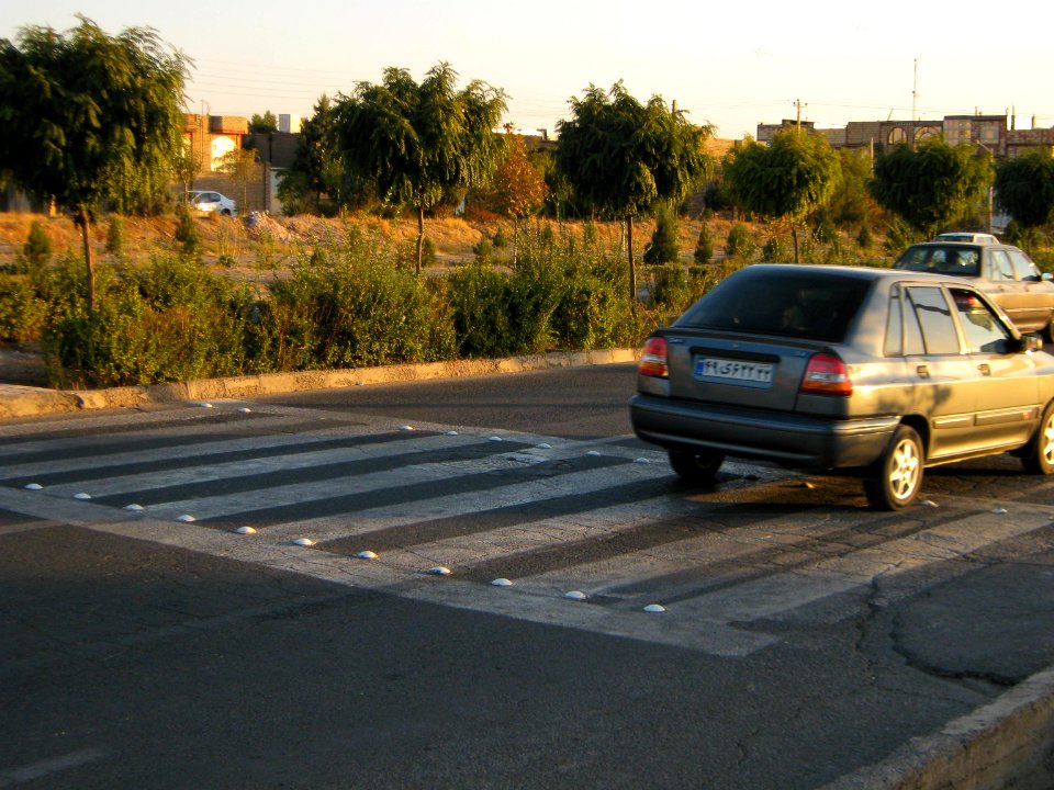 Sunset - Janbazan blv - lines - Nishapur 4