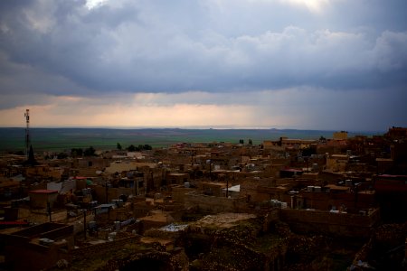 Sunset over a stormy alQosh 05