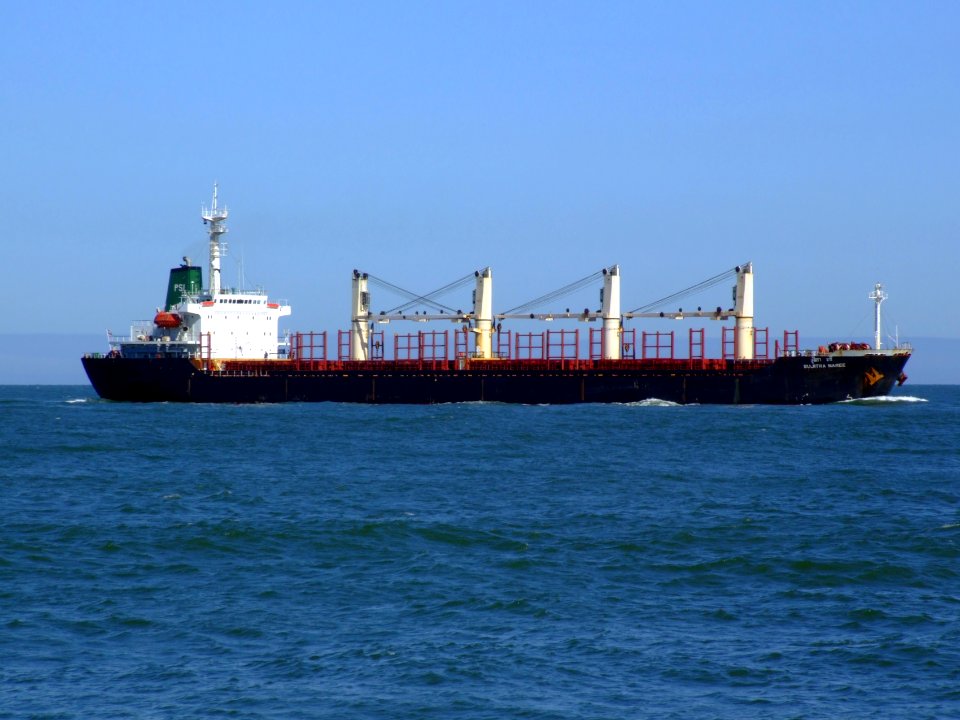 Sujitra Naree p2 approaching Port of Rotterdam, Holland 04-Aug-2007