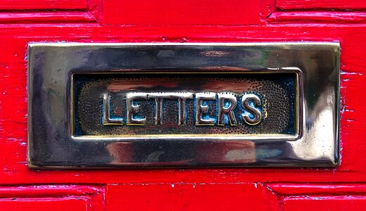 Brass mailbox box photo