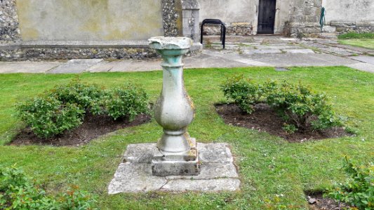 Sundial In Churchyard Of St Lawrence To South Of East End photo