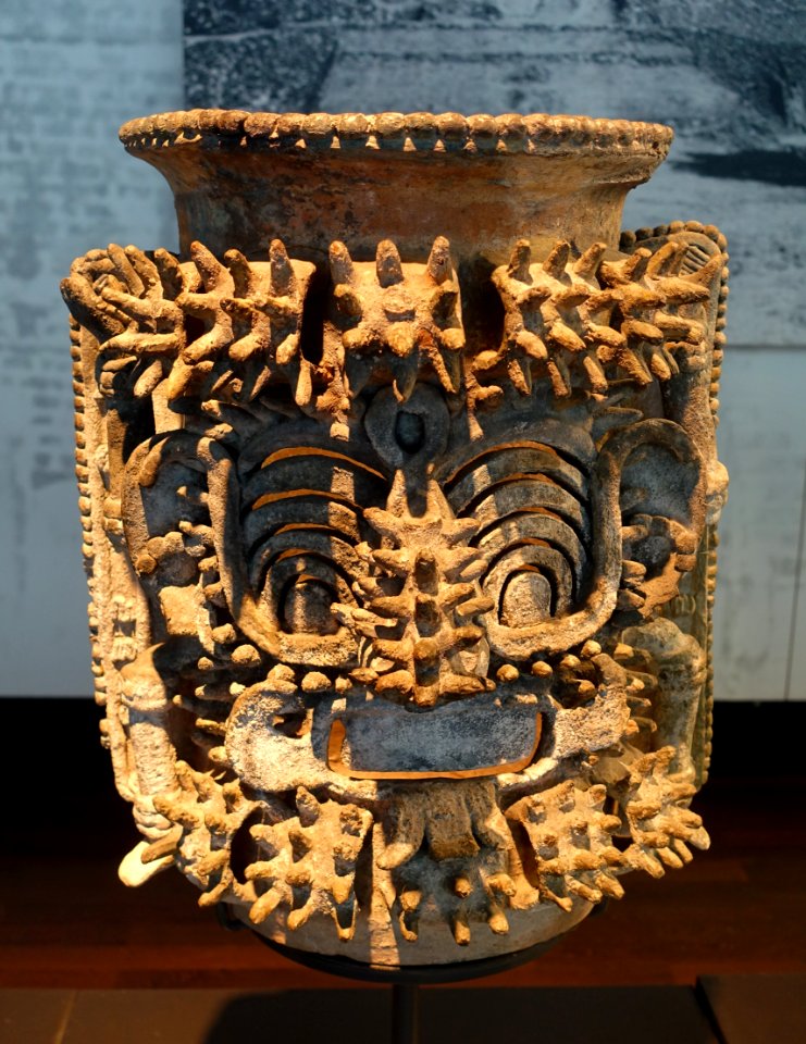 Sun god, Quen Santo, Guatemala - Classic Maya - Ethnological Museum, Berlin - DSC00762