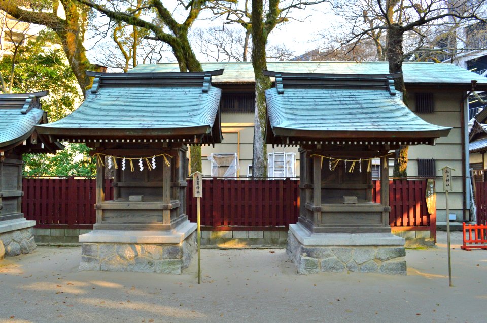 Sumiyoshi-jinja (Fukuoka), Shiga-jinja and Funadama-jinja