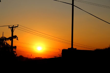 Sunset in Yangon