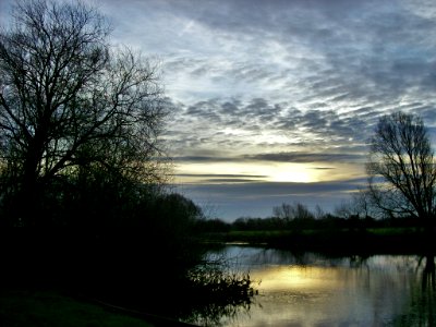 Sunrise over the Ouse at Holywell