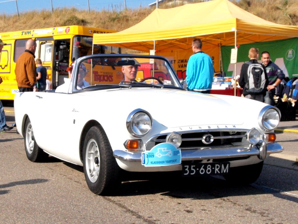 Sunbeam Alpinedutch licence registration 35-68-RM