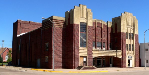 Superior, Nebraska auditorium from NW