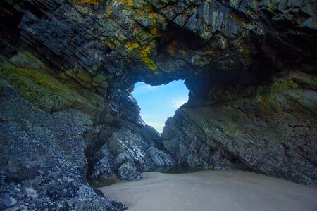 Low tide ocean wales