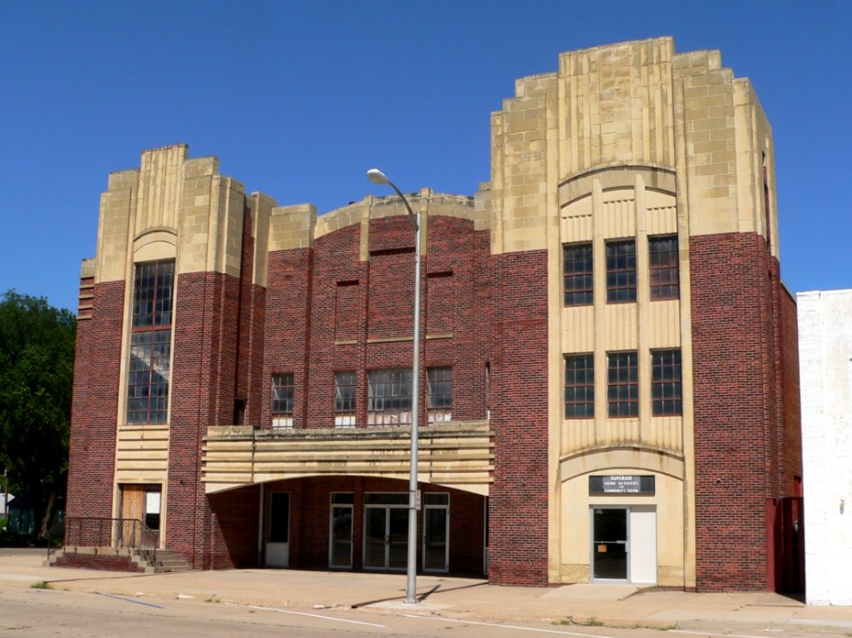 Superior, Nebraska auditorium from SW 1
