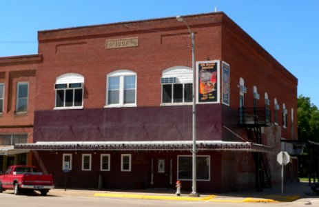 Superior, Nebraska IOOF Hall from SW