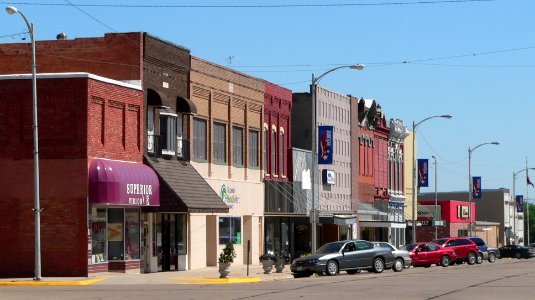 Superior, Nebraska E side Central Ave S of 4th St
