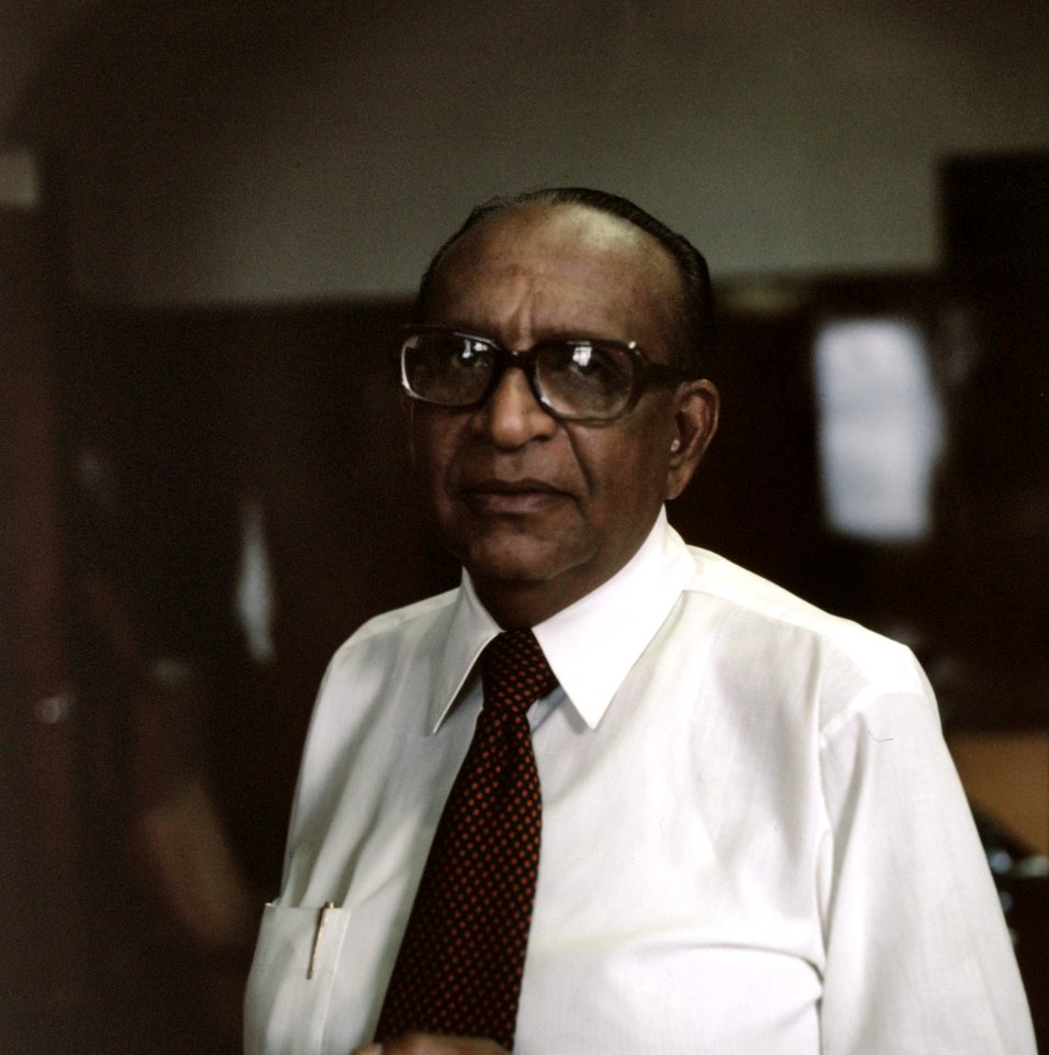 Suriname (straatbeelden, industrie, politiek, mensen etc. politiek Lachmon, kop, Bestanddeelnr 254-9618