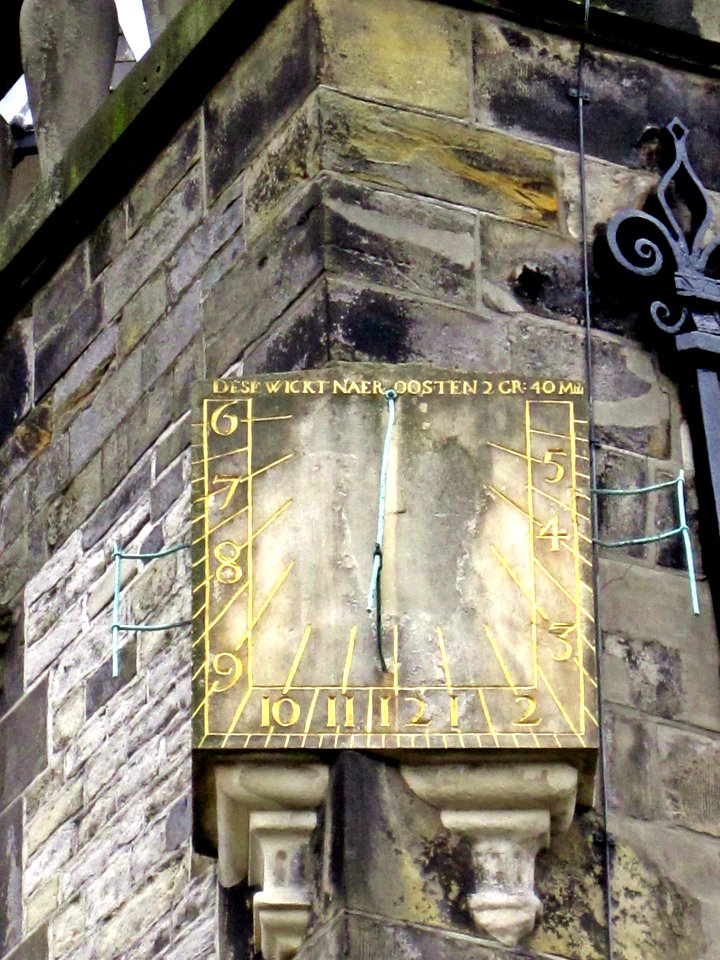 Sundial Townhall Delft, Delft, the Netherlands