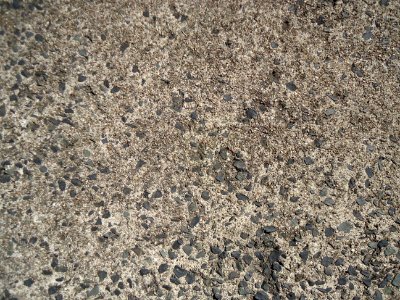 Surfaces concrete sidewalk closeup view