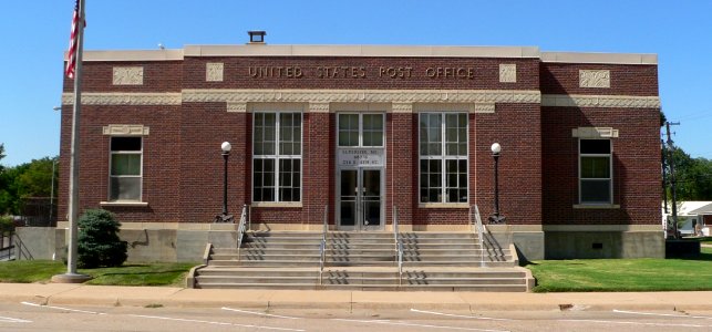 Superior, Nebraska post office from S
