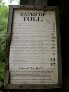 Swamp Meadow Bridge - toll
